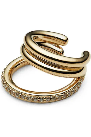 Otiumberg Pavé Concero 14kt Vermeil ear Cuff - One Size