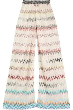 Missoni Zigzag Intarsia Open-knit Trousers - - 40 (UK10 / S)