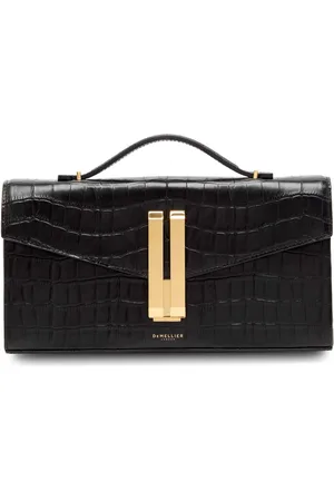 DeMellier Vancouver Crocodile-effect Leather Clutch - - One Size