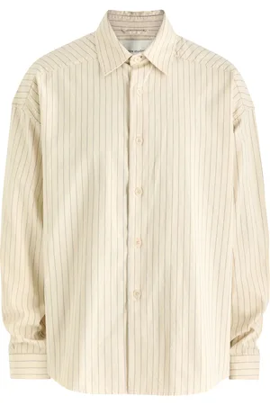 Entire Studios Miller Stripe-embroidered Cotton Shirt - - S