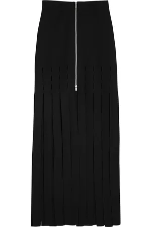 Nanushka Triana Fringed Knitted Midi Skirt - - S (UK8-10 / S)