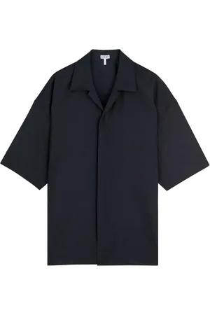 Loewe Logo-embroidered Wool Shirt - - 38 (C15 / S)
