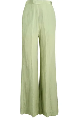 FORTE FORTE Flared-leg Satin Trousers - - 1 (UK 8 / S)