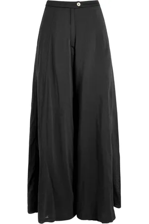 FORTE FORTE Cotton-blend Voile Wide-leg Trousers - - 1 (UK 8 / S)