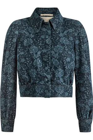 DRIES VAN NOTEN Vistam Floral-printed Jacket - 38 (UK10 / S)