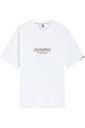 AAPE Japan Logo-print Cotton T-shirt - - M