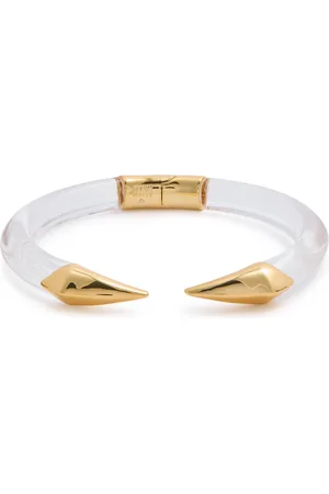 Alexis Bittar Pyramid Lucite and 14kt -plated Bracelet - One Size