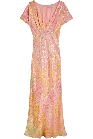 Never Fully Dressed Elodie Printed Chiffon Maxi Dress - - 12 (UK12 / M)
