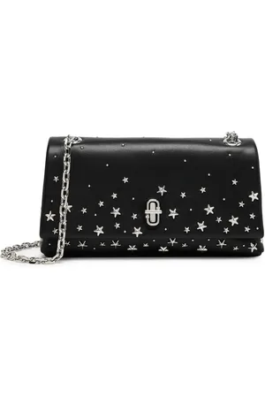 Marc Jacobs The Dual Chain Mini Studded Leather Shoulder bag - - One Size