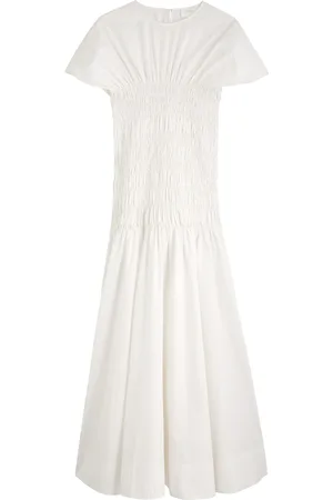 CLEA Piera Cotton-poplin Midi Dress - - L (UK14 / L)