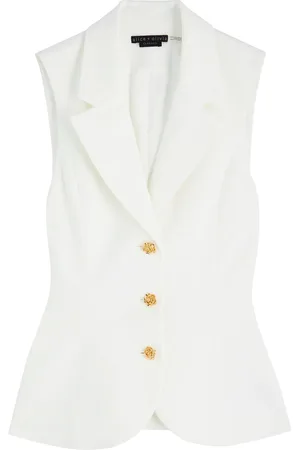 ALICE+OLIVIA Sammie Stretch-woven Blazer top - - 8 (UK12 / M)