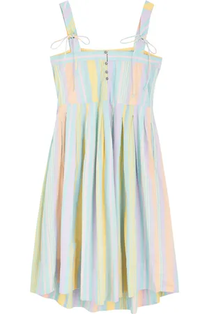 Free People Primavera Stripe Cotton Midi Dress - - L (UK14 / L)