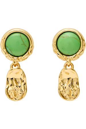 Alexis Bittar Brut 14kt -plated Drop Earrings - One Size