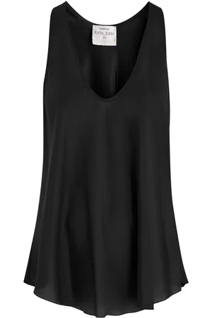 FORTE FORTE Habotai Essential Silk top - - 1 (UK 8 / S)