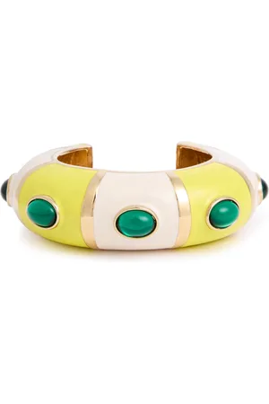 Jacquemus Le Bracelet Rayures Enamelled Cuff - - One Size
