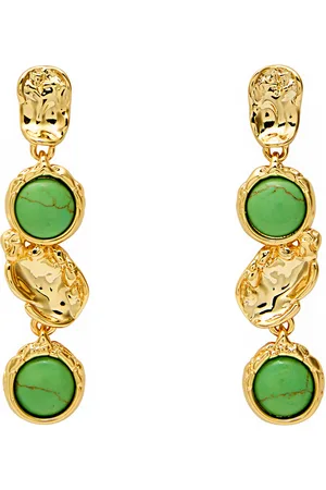 Alexis Bittar Brut 14kt -plated Drop Earrings - One Size