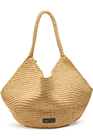 Khaite Lotus Medium Raffia Tote - - One Size