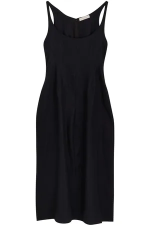 FAITHFULL THE BRAND Sanne Linen Midi Dress - - M (UK12 / M)