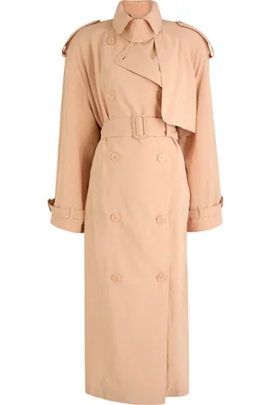 Stella McCartney Washed Silk Trench Coat - - 42 (UK10 / S)