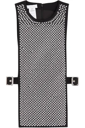 Paco rabanne Apron Stud-embellished Wool top - - 40 (UK12 / M)