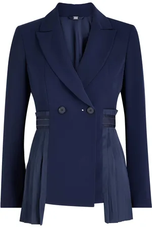 High Scintellate Pleated Stretch-jersey Blazer - - 42 (UK10 / S)