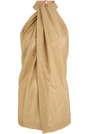 Stella McCartney Stud-embellished Silk-georgette top - - 42 (UK10 / S)
