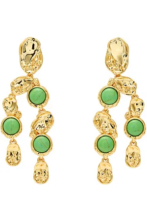 Alexis Bittar Brut 14kt -plated Drop Earrings - One Size