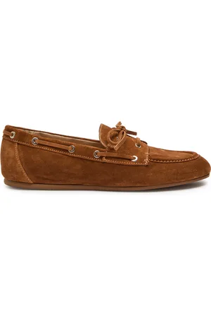 Stuart Weitzman Tinsley Moccasin Suede Loafers - - 37 (IT37/ UK4)