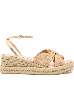 Jimmy Choo Aella Woven Wedge Espadrilles - - 36 (IT36 / UK3)