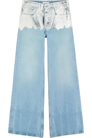 Paco rabanne Straight-leg Foiled Jeans - - 38 (UK10 / S)