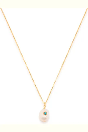 Anni Lu Baroque Pearl 18kt -plated Necklace - One Size