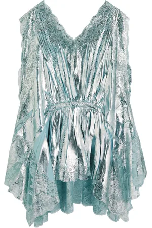 Paco rabanne Panelled Foil Mini Dress - - 38 (UK10 / S)