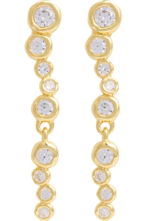 Alexis Bittar Asterales Crystal-embellished 14kt -plated Drop Earrings - One Size