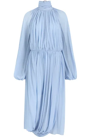 Stella McCartney Creponne Draped Silk-chiffon Midi Dress - - 44 (UK12 / M)