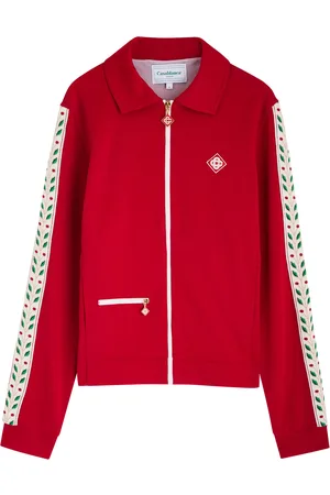 Casablanca Laurel Tricot Panelled Jersey Track Jacket - - S