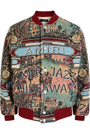 AMIRI Jazz Hideaway Jacquard Cotton Bomber Jacket - - S