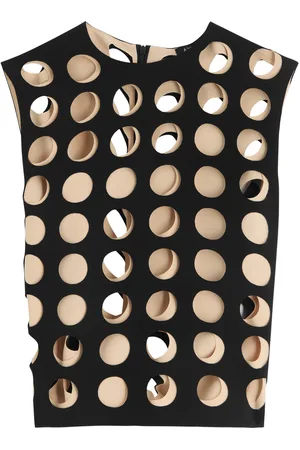 A.W.A.K.E. MODE Laser-cut Cut-out Crepe top - - 40 (UK12 / M)