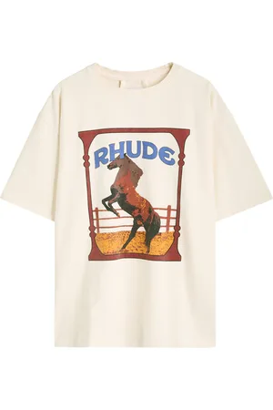 Rhude Rudhe Cadre Printed Cotton T-shirt - - L