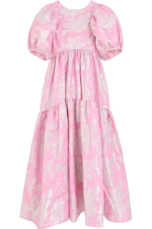 Sister Jane Ives Floral-jacquard Cloqué Midi Dress - - 10 (UK10 / S)