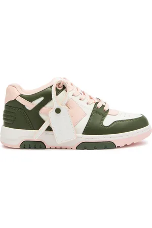 OFF-WHITE Out Of Office Panelled Leather Sneakers - - 36 (IT36 / UK3)