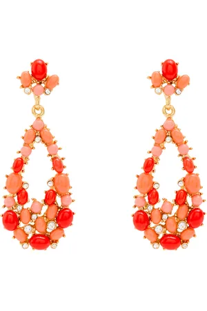 Kenneth Jay Lane Beaded 22kt Gold-plated Drop Earrings - - One Size
