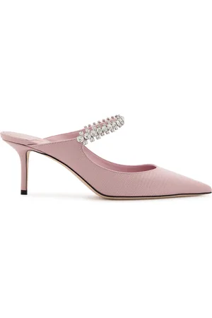 Jimmy Choo Bing 65 Lizard-effect Leather Mules - - 41 (IT41 / UK8)