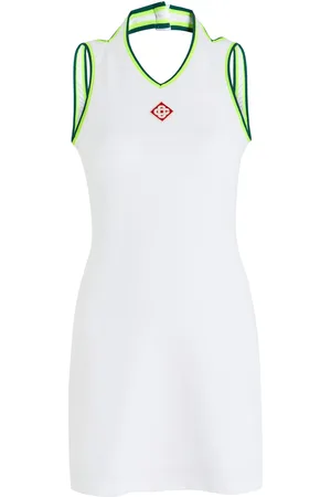Casablanca Hippie Tennis Velour Mini Dress - - S (UK8-10 / S)