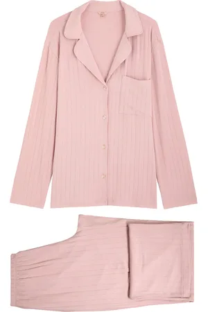 Eberjey Gisele Ribbed Jersey Pyjama set - - S (UK8-10 / S)