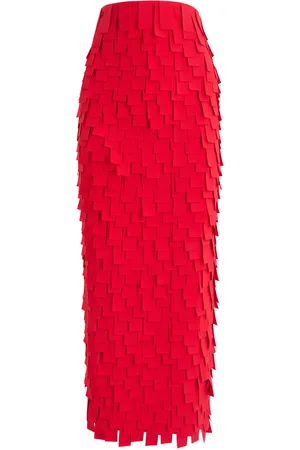 A.W.A.K.E. MODE Laser-cut Open-back Crepe Maxi Skirt - - 42 (UK14 / L)