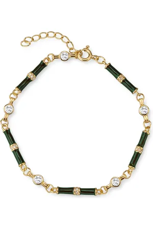 V by Laura Vann Laura Vann Marlowe Embellished 18kt Gold-plated Bracelet - - One Size
