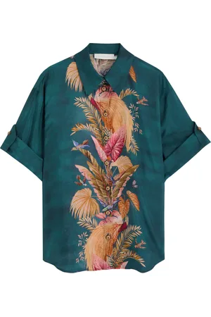ZIMMERMANN Ascension Relaxed Printed Silk Shirt - - 0 (UK 8 / S)