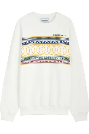 Casablanca Les Anneaux Printed Cotton Sweatshirt - - S