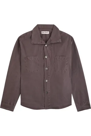 OUR LEGACY Funnel Cotton-poplin Shirt - - 46 (IT46 / S)
