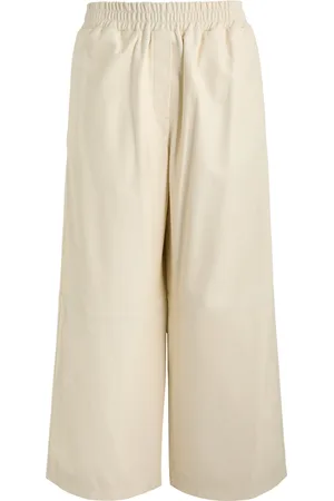 arma leder Elizabeth Wide-leg Leather Trousers - - 12 (UK12 / M)